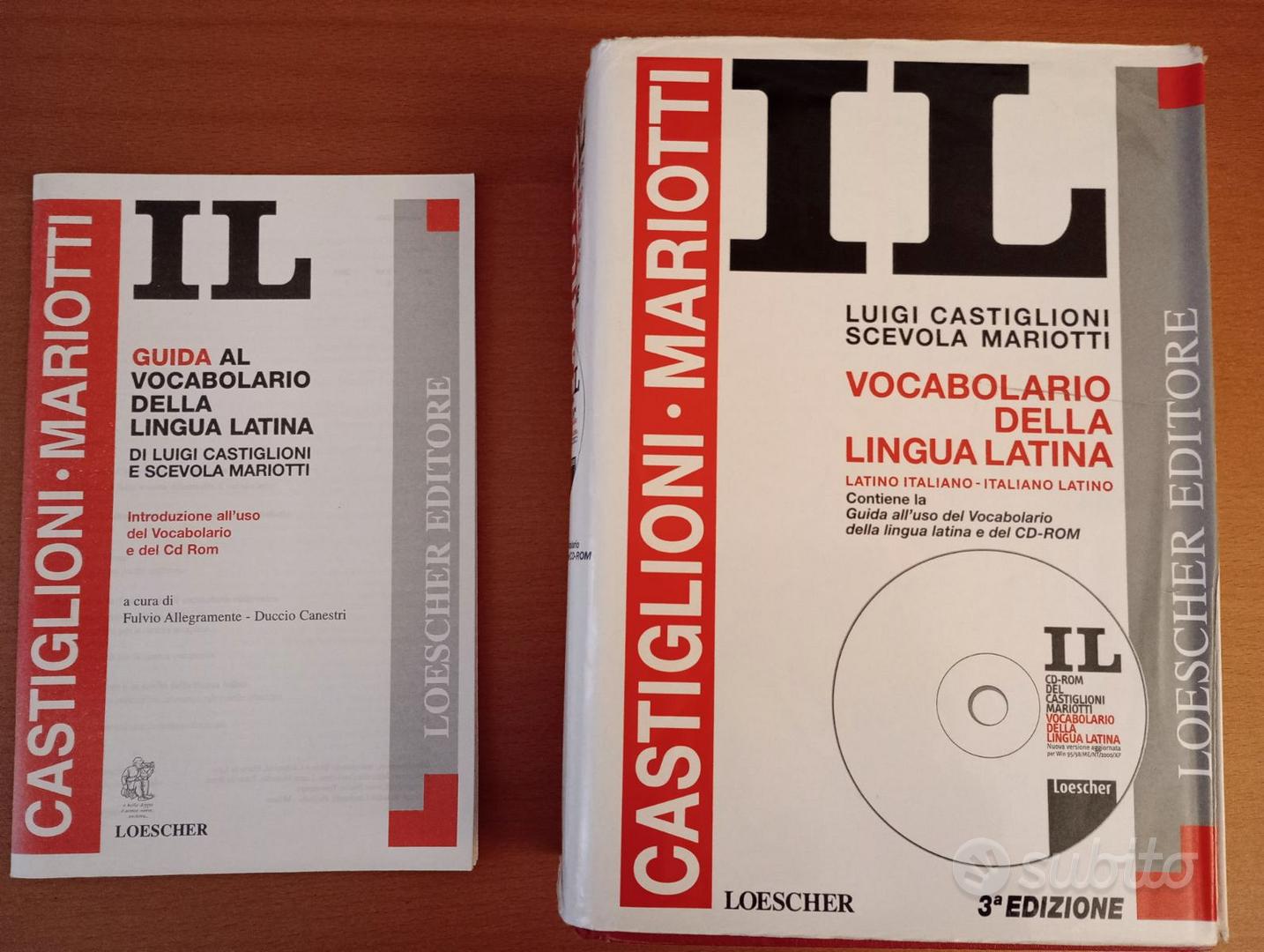 Vocabolario lingua latina Castiglioni Mariotti - Libri e Riviste In vendita  a Venezia