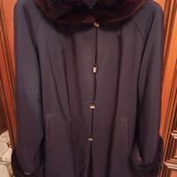 Cappotto invernale donna con pelliccia 