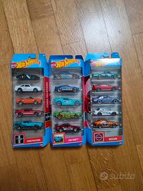 Lotto di 3 set Hot Wheels 