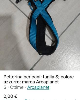Pettorina per cani 