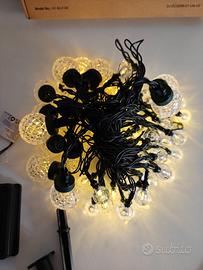 Catena luminosa 200 LED 20 Metri esterno