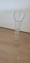 Vaso in vetro decorato