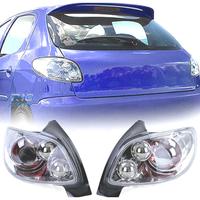 FANALI PEUGEOT 206 98-09 FONDO CROMATO