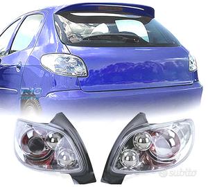 FANALI PEUGEOT 206 98-09 FONDO CROMATO
