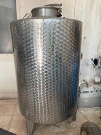 Serbatoio Acciaio INOX Stoccaggio Vino 1000 Kg