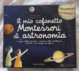 Cofanetto Montessori di astronomia