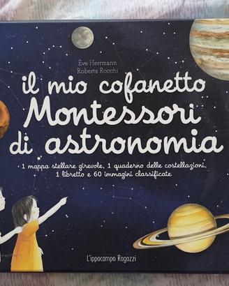Cofanetto Montessori di astronomia