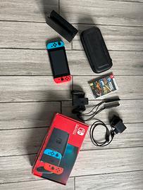 Nintendo Switch completa + Rocket League + acce