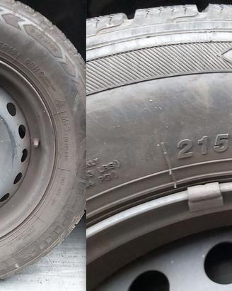 Set 4 Ruote Invernali Nissan Qashqai usate poco