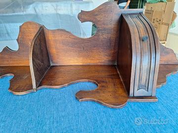 mensola angolare con cassetto 