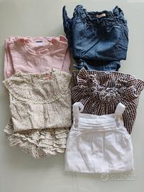 Vestiti in cotone da bimba estivi 6 mesi 67cm