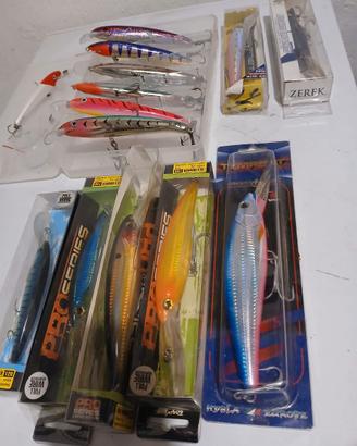 Artificiali pesca traina