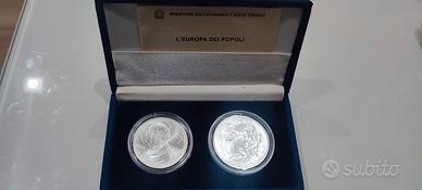 5 e 10 euro in argento Europa dei Popoli 