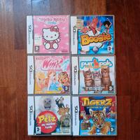 Lotto 6 giochi Nintendo DS completi
