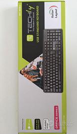 Tastiera USB Techly (Layout Italiano)
