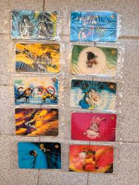set completo 10 crad Mr day Parmalat Dragonball 