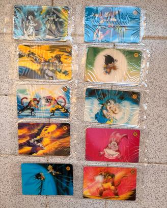 set completo 10 crad Mr day Parmalat Dragonball 