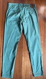 Pantaloni verdi BARONIO taglia 33, cotone
