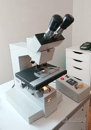 Microscopio Steindorff Berlin + 4 Obiettivi