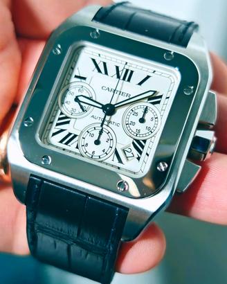 Cartiera Santos XL Chrono like new full set 2006