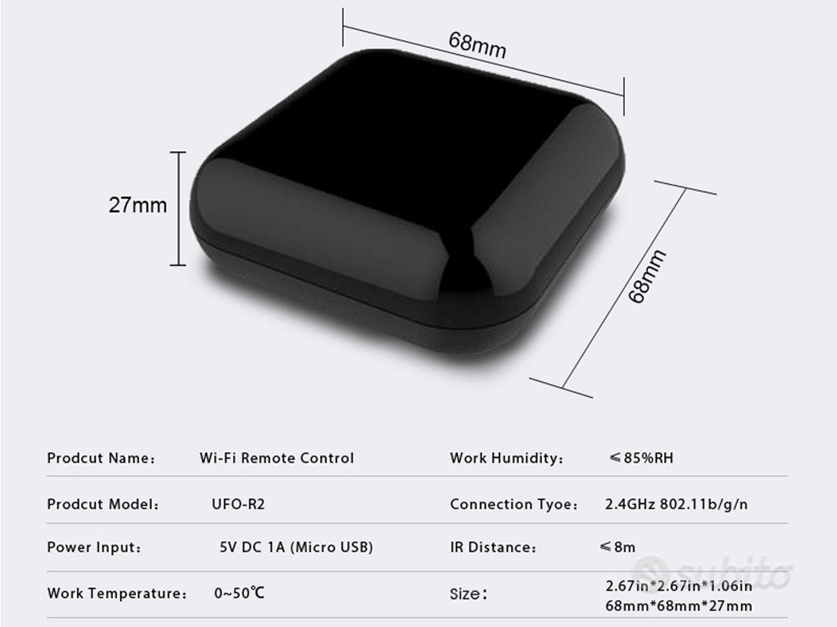 IR Wi-Fi Smart Home telecomando compatibile 2.4Ghz per TV CONDIZIONATORE  LUCE