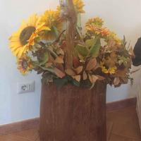 Vaso in legno vero