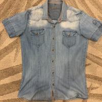 Clayton Camice Jeans Uomo Taglia L