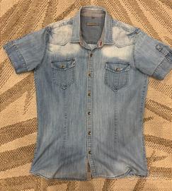 Clayton Camice Jeans Uomo Taglia L