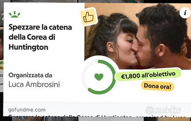 Aiutaci a realizzare il nostro sogno