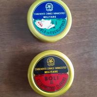 Scatole di latta per collezione 