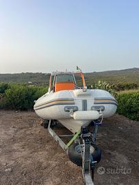 BAT 5.90 + EVINRUDE 150 CV +YAMAHA 8 CV +CARRELLOc