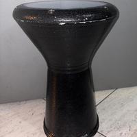 Tamburo a percussione in legno nero "Darbuka"