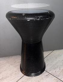 Tamburo a percussione in legno nero "Darbuka"