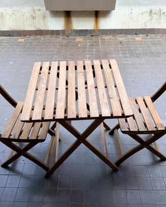 Set Tavolino + 2 sedie IKEA