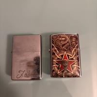 Lotto accendini vintage in metallo cromato