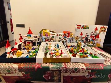 lego super Mario e Peach diversi set