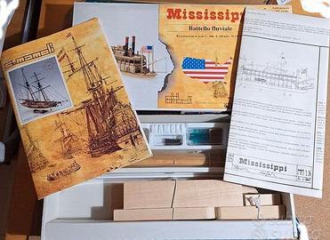 Modello nave legno Mini Mamoli Mississippi - kit i