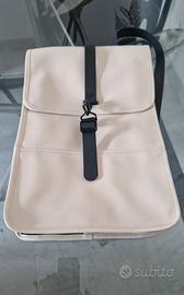 Rains Zaino Colore Dune Nuovo Originale