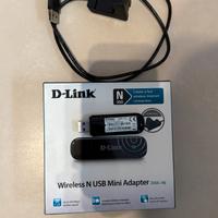 D-Link DWA-140 Adattatore USB Wireless N300