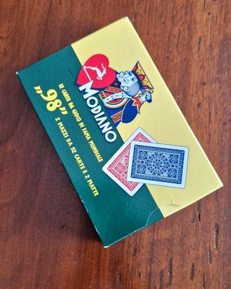 Set 2 mazzi di carte da gioco  Modiano