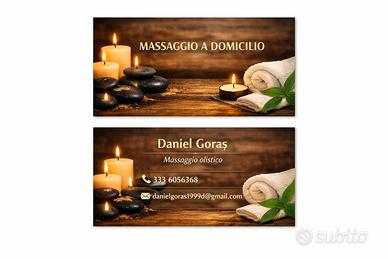 Massaggio a domicilio: 90 minuti / 40