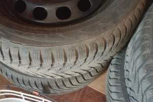 gomme invernali e cerchi in ferro per audi A3 