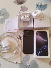 Iphone 16pro + auricolari apple