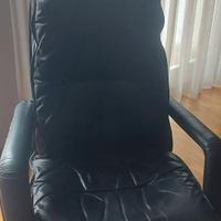 POLTRONE IN VERA PELLE PER UFFICIO