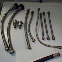 Tubi flessibili in rame e treccia in acciaio inox