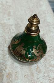 Mini bottiglia profumo greco in ceramica vintage