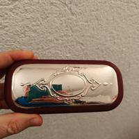 Astuccio per occhiali argento 
