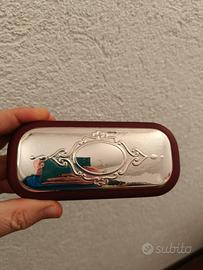 Astuccio per occhiali argento 