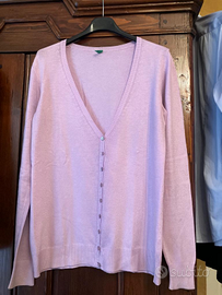 Cardigan rosa Benetton