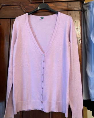 Cardigan rosa Benetton